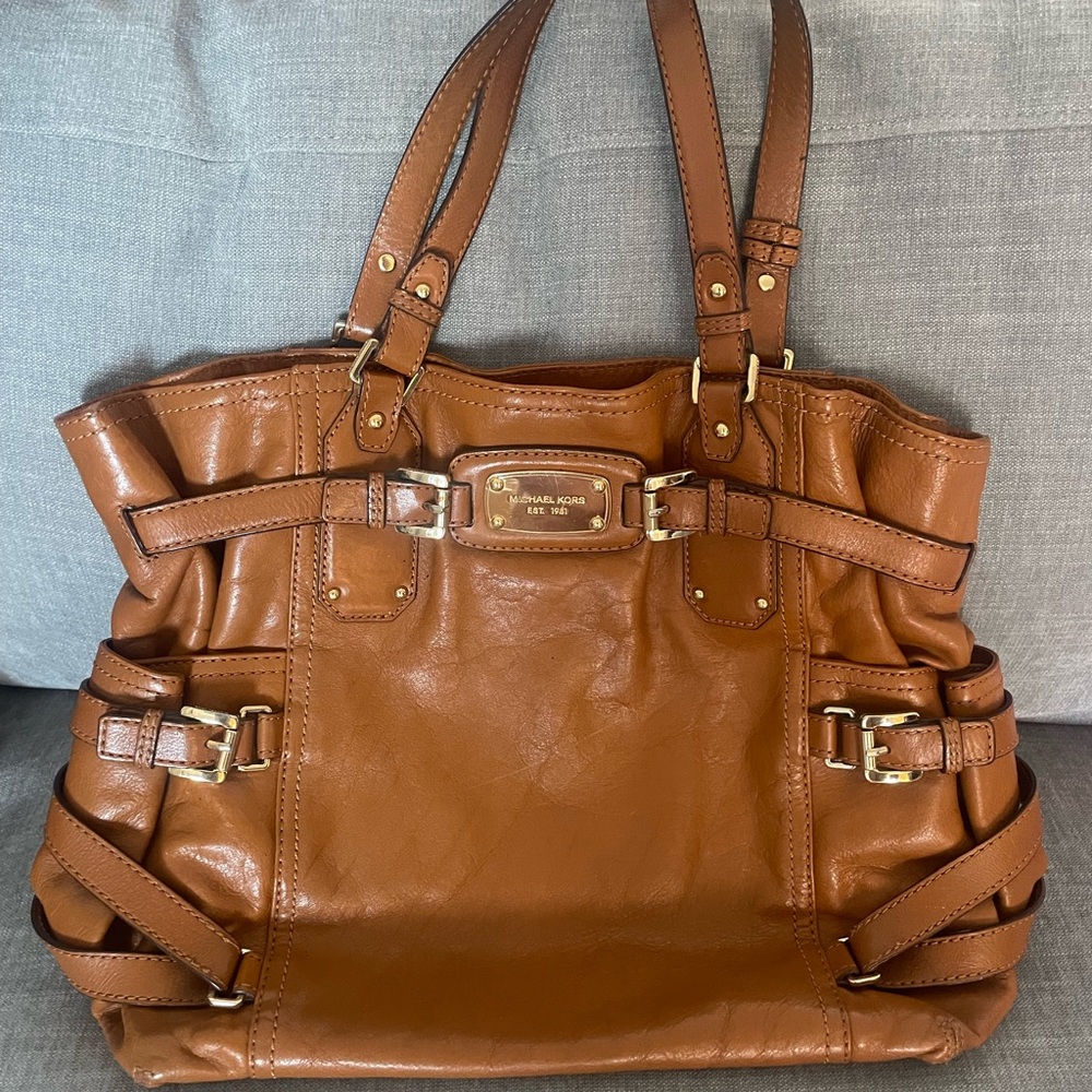 Michael Kors Tan Leather Tote